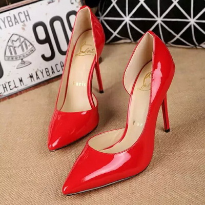 Christian Louboutin Shallow mouth stiletto heel Shoes Women--018